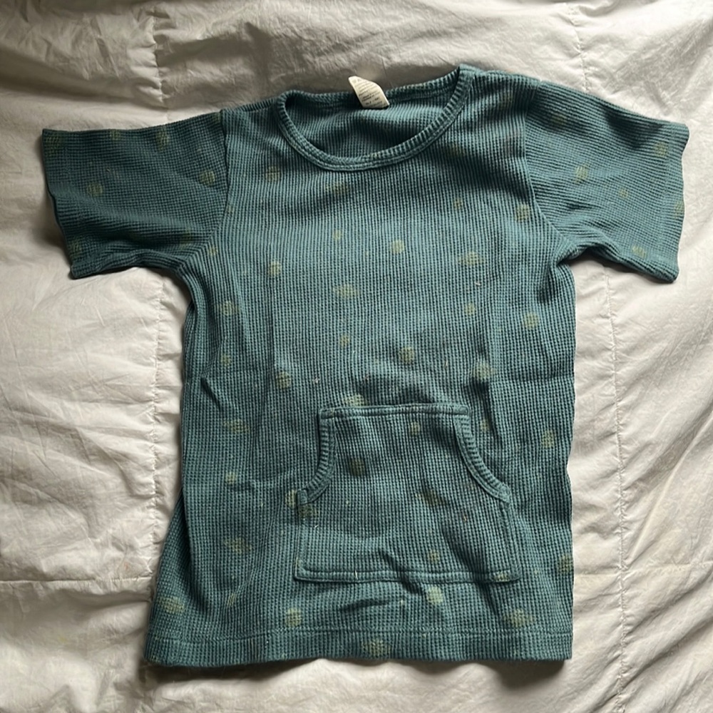New without tags waffle knit top. Printed with planets and stars.